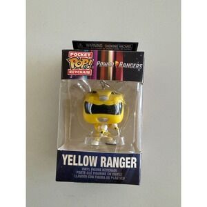 Funko Pocket Pop Keychain Power Rangers Yellow Ranger Vinyl Figure New in Box